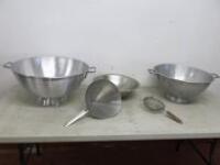 6 x Assorted Sized Aluminium Sieves