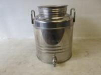 Tabec Inox 18/10 Stainless Steel Dispenser. NOTE: missing lid