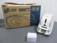 Smart-50S ID Card Printer with Quantity of Blank Cards. NOTE: requires power supply