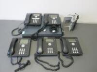 Avaya Telephone System to Include; 1 x Avaya IP Office 500 V2 Control Unit & 5 x Assorted Avaya Telephone Handsets, Models 9508/9504/1408