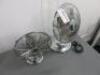 2 x Table Top Chrome Fans to Include: 1 x CINNI & 1 x Homebase - 2