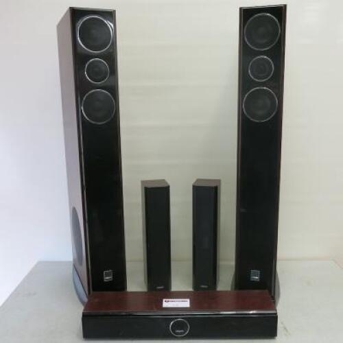 Lafayette Concerto SP 2000 Home Cinema Speaker System with 2 x Floor Standing, 2 x Surround Wall & 1 x Centre Speaker.