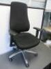 LGA Nurnberg Operators Swivel Office Chair, Upholstered in Black Mesh Polyester Fabric - 2