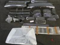 28 x Assorted Chrome Grills & Grill Parts.