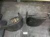Pair of Classic Car Black Leather Seats for Restoration. - 5