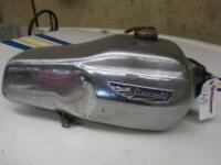 Chrome Ducati Motorcycle Fuel Tank.