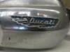 Chrome Ducati Motorcycle Fuel Tank. - 2