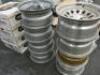 5 x Sets of 4 Rims to Include: 3 x Alloy, 1 x Steel Spoke Effect & 1 x Refurbished Spoked Rims. - 2