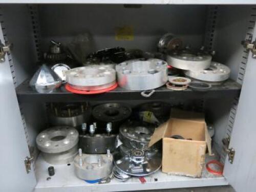 Cabinet Containing Approx 20 x Wheel Spacers.
