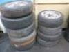9 x Assorted Sized Nissan Rims & Tyres.