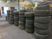 42 x Assorted Sized New & Part Used Tyres.
