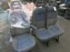 2 x Assorted Van Seats to Include: 1 x Single with Armrest & 1 x Double. - 3