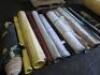 18 x Rolls of Assorted Cloth Materials, Vinyl's & Sponge for Re-Upholstering. - 4