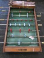 Vintage Wooden Bar Football Table with Legs.