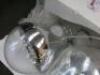2 x Large Light Bulb Ceiling Lights (Unused). - 2