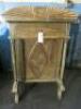 Oak Unit with Cupboard, Drawer & Key. Size H220cm x W78cm x D60cm.