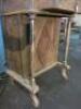 Oak Unit with Cupboard, Drawer & Key. Size H220cm x W78cm x D60cm. - 8