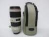 Canon Ultrasonic Zoom Lens, EF 70-200mm 1:2.8 L IS II USM Professional Camera Lens, S/N 4420000235 with Canon Tripod Mount Ring B (W), Lens Cap & Canon Nylon Camera Lens Bag.