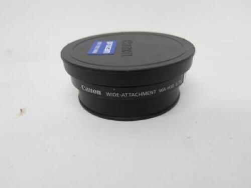 Canon Wide-Attachment Lens, WA-H58 0.75X Wide Angle Converter with Lens Cap.