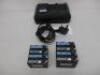 Canon Battery Charger, Model CG-A10 with 4 x Canon Rechargeable Li-on Batteries to Include: 2 x BP-955 & 2 x BP-975. - 5