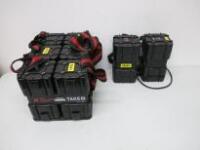 3 x Hawkwoods XB1-780 X-Boxx Battery 14.4V 780Watts & 2 x X-Boxx XB-18C Lithium Charger.