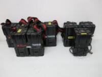 3 x Hawkwoods XB1-780 X-Boxx Battery 14.4V 780Watts & 3 x X-Boxx XB-18C Lithium Charger.