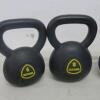 Set of 5 x Ziva Rubber Kettlebell Free-Weights - 6kg / 8kg / 10kg / 16kg / 20kg - 2