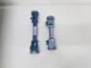 Set of 8 Blue Modular Rod Bridge Handles in Black Plastic Carry Case to Include: 2 x Grips, 2 x Bridge & 4 x Offset. - 3