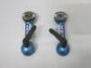 Set of 8 Blue Modular Rod Bridge Handles in Black Plastic Carry Case to Include: 2 x Grips, 2 x Bridge & 4 x Offset. - 5