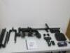 DJI Ronin Hand Held Camera Stabilization System to Include: 1 x Gimbal, 1 x Top Handle Bar, 1 x Turning Stand, 1 x Remote Control Model NDJ6, 1 x Camera Mounting Plate, 1 x Charger, 2 x Quick Release, 1 x DJI Intelligent LiPo High Performance Battery, 1 x - 9