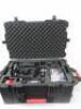 DJI Ronin Hand Held Camera Stabilization System to Include: 1 x Gimbal Model R-16, S/N 0330039382, 1 x Top Handle Bar, 1 x Turning Stand, 1 x Remote Control Model NDJ6, 1 x Camera Mounting Plate, 2 x Adjustable Extension Rod, 1 x Charger, 2 x Quick Releas - 2
