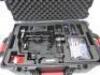 DJI Ronin Hand Held Camera Stabilization System to Include: 1 x Gimbal Model R-16, S/N 0330039382, 1 x Top Handle Bar, 1 x Turning Stand, 1 x Remote Control Model NDJ6, 1 x Camera Mounting Plate, 2 x Adjustable Extension Rod, 1 x Charger, 2 x Quick Releas - 4