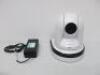 Panasonic 4K Professional Integrated Day/Night PTZ (Remote Pan, Tilt & Zoom) Camera in White, Model AW-UE70WE, S/N K5TQA0042. Comes with Power Supply. - 7