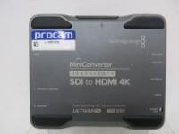 Blackmagic Design Mini Converter Heavy Duty, SDI to HDMI 4K, S/N 3091035.