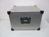 Protex Slimline Metal Flight Case, Size H35cm x W50cm x D40cm.