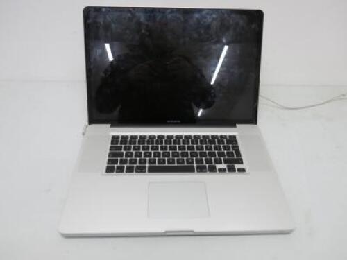 Apple 17" MacBook Pro, Model A1297.NOTE: A/F (unable to power up and HDD removed for spares or repair)