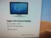 Apple 24" Cinema LED Display, Model A1267. Comes with Power Supply & Assorted Leads. - 2