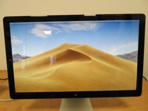 Apple 27" Thunderbolt Display, Model A1407. Comes with Power Supply & Assorted Leads.