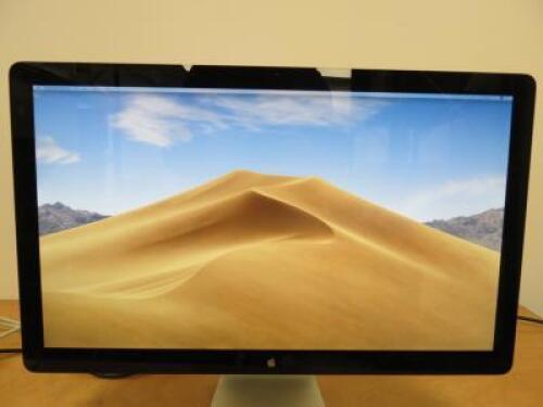 Apple 27" Thunderbolt Display, Model A1407. Comes with Power Supply & Assorted Leads.