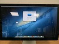 Apple 27" LED Cinema Display, Model A1316. Comes with Power Supply & Assorted Leads.