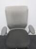 Vitra ID Mesh Adustable Office Chair in Light Grey with Lumbar Support & Adjustable Arms. - 2