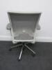 Vitra ID Mesh Adustable Office Chair in Light Grey with Lumbar Support & Adjustable Arms. - 4