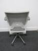 Vitra ID Mesh Adustable Office Chair in Light Grey with Lumbar Support & Adjustable Arms. - 4