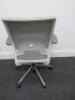 Vitra ID Mesh Adustable Office Chair in Light Grey with Lumbar Support & Adjustable Arms. - 4