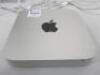 Apple Mac Mini, Model A1347. Running macOS High Sierra 10.13, Intel Core i5, 2.6GHz, 8GB RAM, 251GB Flash Storage, Graphics Intel Iris 1536MB. Comes with Power Supply.