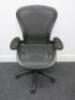 Herman Miller Aeron Ergonomic Adjustable Mesh Office Chairwith Lumbar Support, Adjustable Arm Rests & Fabric Arm Caps.Size B.&nbsp; - 6