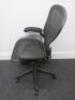 Herman Miller Aeron Ergonomic Adjustable Mesh Office Chairwith Lumbar Support, Adjustable Arm Rests & Fabric Arm Caps.Size B.&nbsp; - 3
