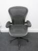 Herman Miller Aeron Ergonomic Adjustable Mesh Office Chairwith Lumbar Support, Adjustable Arm Rests & Fabric Arm Caps.Size B.&nbsp; - 6