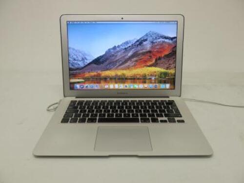 Apple 13" MacBook Air, Model A1369. Running macOS High Sierra 10.13, Intel Core i5, 1.7GHz, 4GB RAM, 121GB Flash Storage, Graphics Intel HD 3000 384MB. NOTE: requires a power supply.