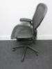 Herman Miller Aeron Ergonomic Adjustable Mesh Office Chairwith Lumbar Support, Adjustable Arm Rests & Vinyl Arm Caps.Size B.&nbsp; - 3